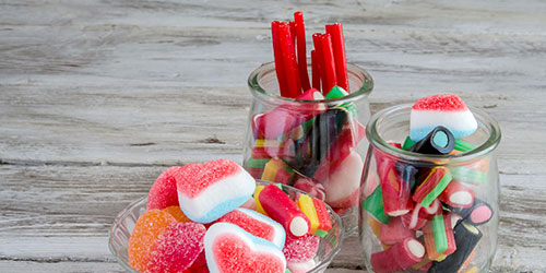 Variado de golosinas