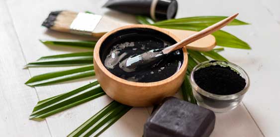 Cuenco con carbón activo